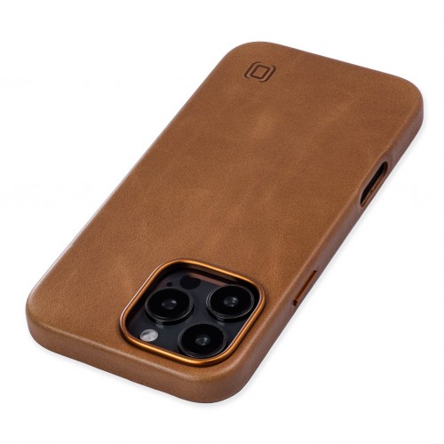 iPhone 16 Pro Max Genuine Leather MSGL Slim Case [Light Brown]