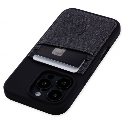 iPhone 16 Pro Silicone M2L Card Case [Black]