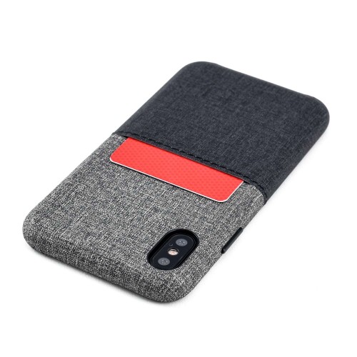 iPhone X/XS Luxe M1 Wallet Case [Black/Grey]