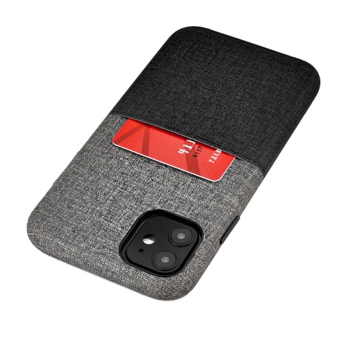 iPhone 11 Luxe M1 Wallet Case [Black/Grey]