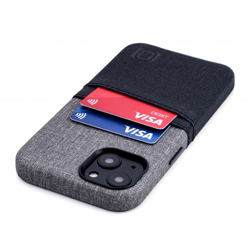 iPhone 13 Luxe M2 Wallet Case [Black/Grey]