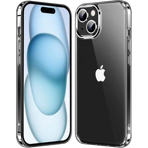 Entronix Case Compatible with iPhone 15 Plus - [Hard Back] Thick Clear