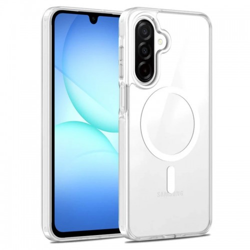 Entronix [Magnetic] Case Compatible with Galaxy A17 - [Hard Back] Clear Cover