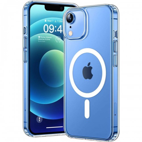 Entronix [Magnetic] Case Compatible with iPhone XR - [Hard Back] Thick Clear