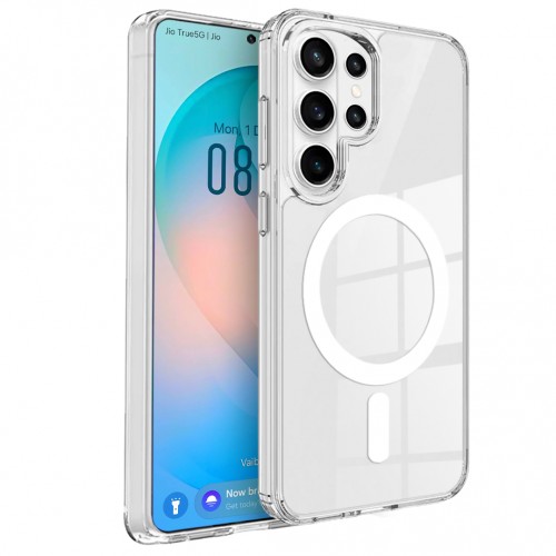 Entronix [Magnetic] Case Compatible with Galaxy S26 Ultra - [Hard Back] Clear Cover